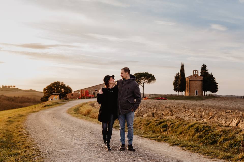 Fidanzamento - Val d'Orcia