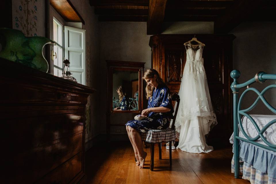 Preparazione della sposa