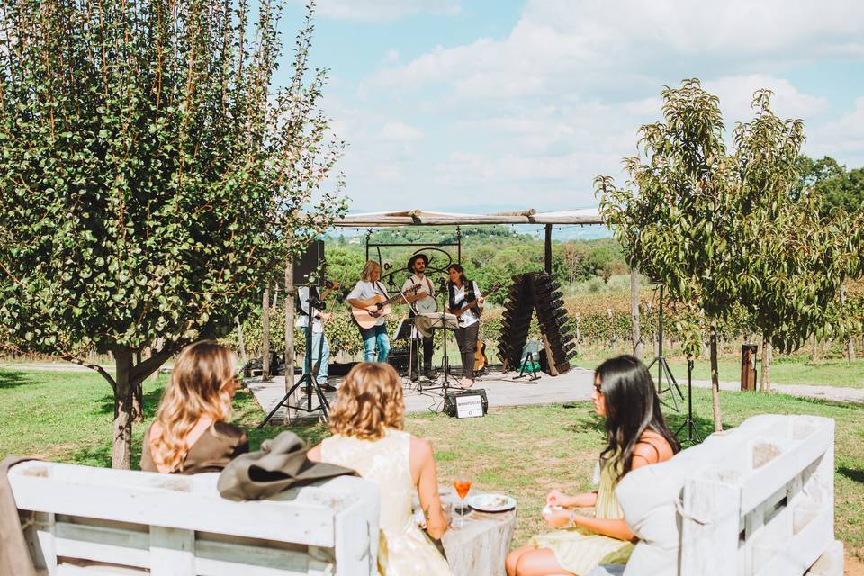 Wedding day at La Percussina