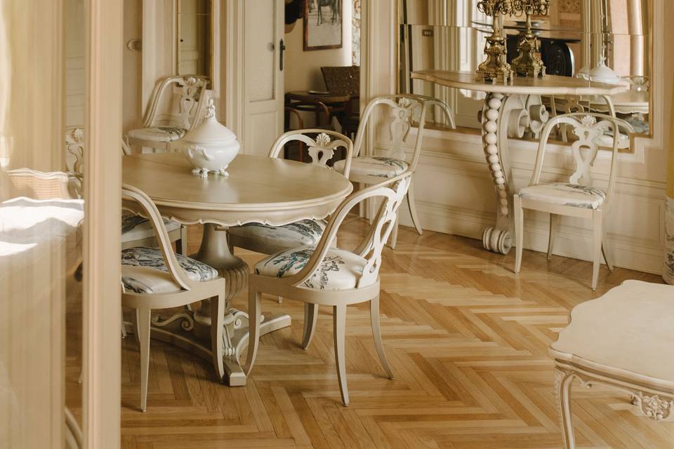 La sala degli specchi