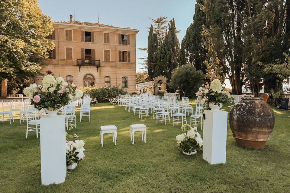 Cerimonia all'aperto