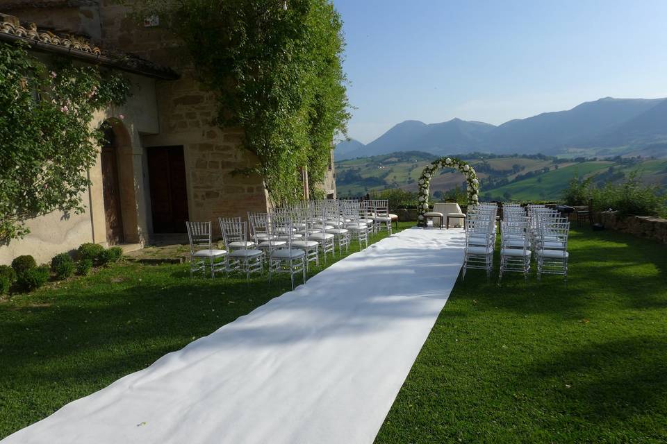 Allestimento per rito civile