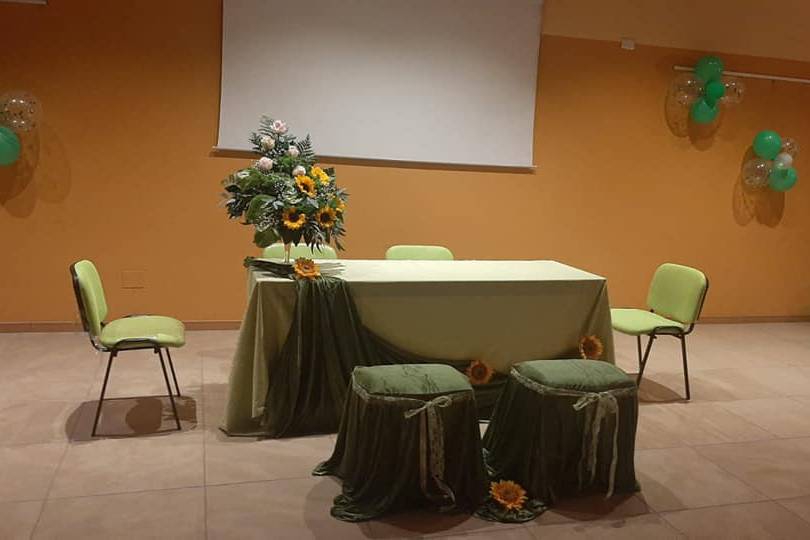 Allestimento sala