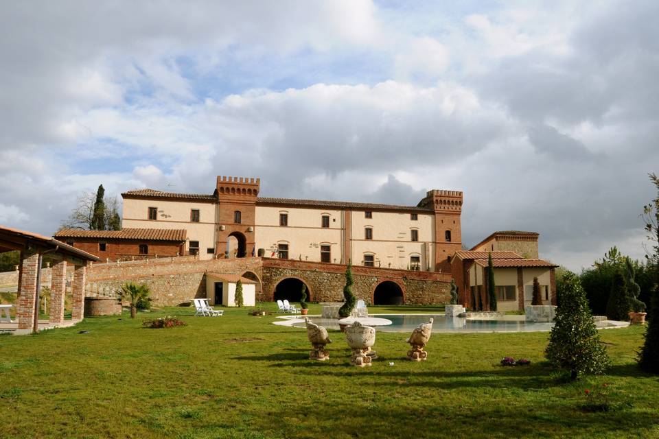 Vista dal giardino