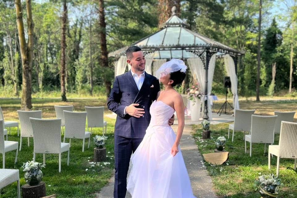 Just married, nozze nel bosco