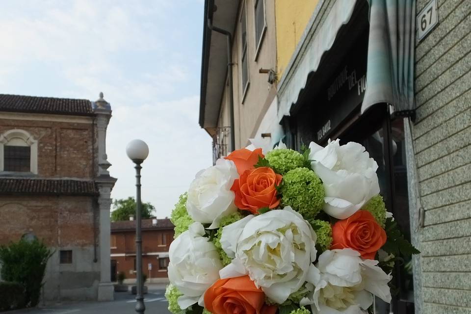 Bouqute rose e peonie