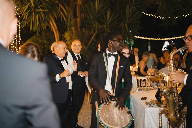 Percussionista tra gli ospiti