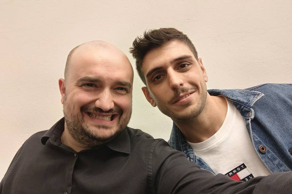 Con Luigi Mastroianni DJ