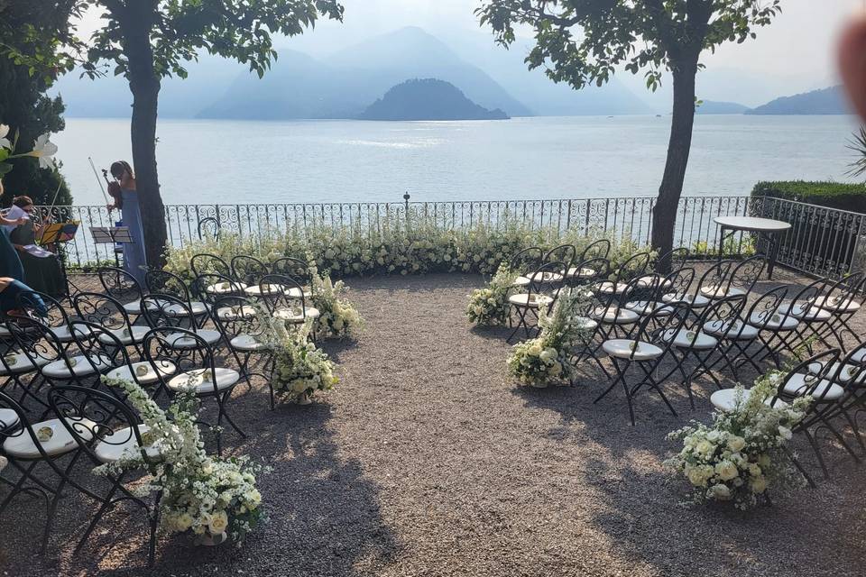 Allestimento cerimonia