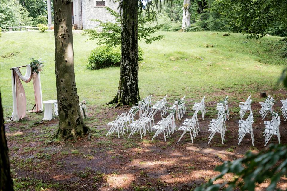 Allestimento cerimonia