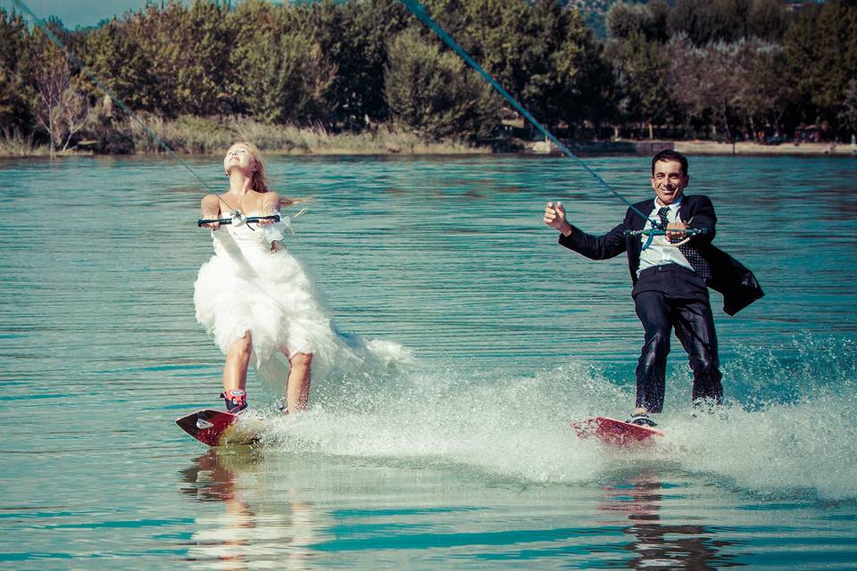 Wakeboard wedding