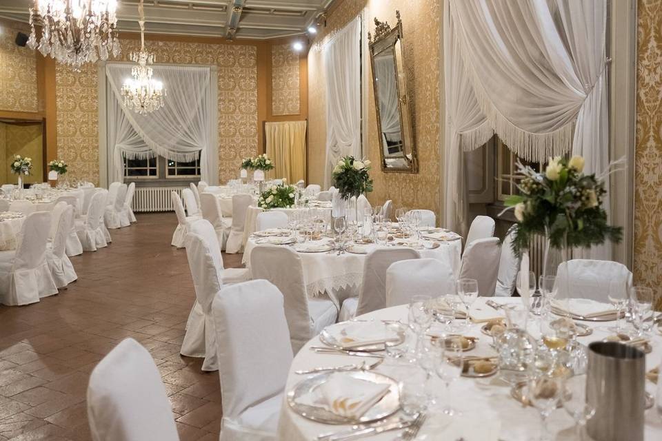 Sala del Castello allestita