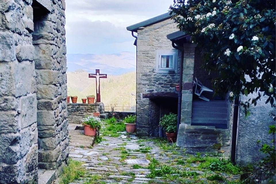 La chiesa con terrazza panoram