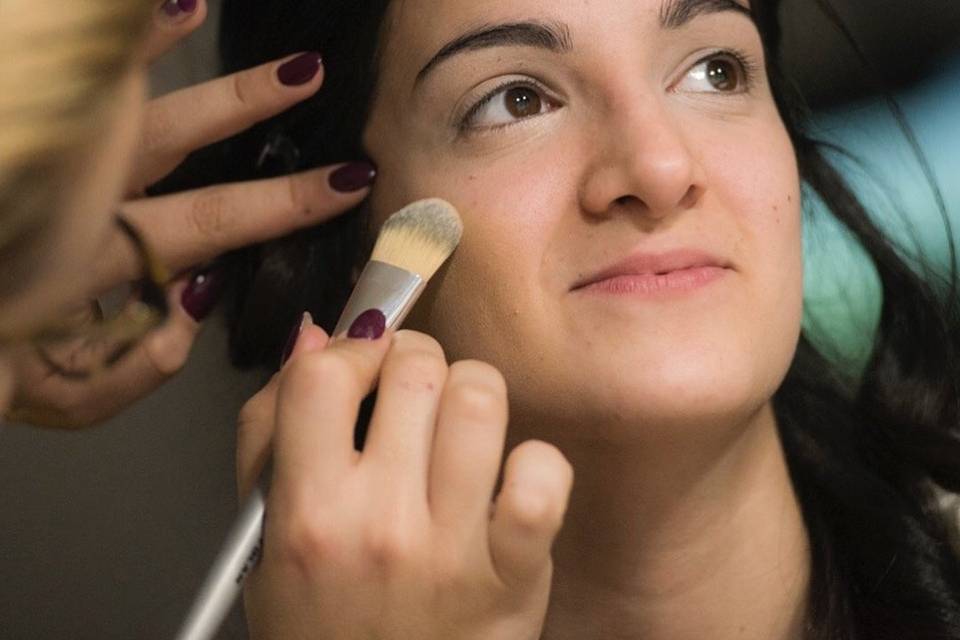 Sposa in preparazione