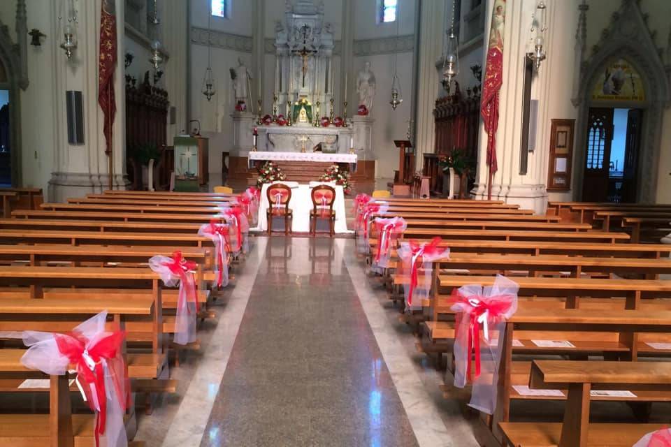 Allestimento chiesa