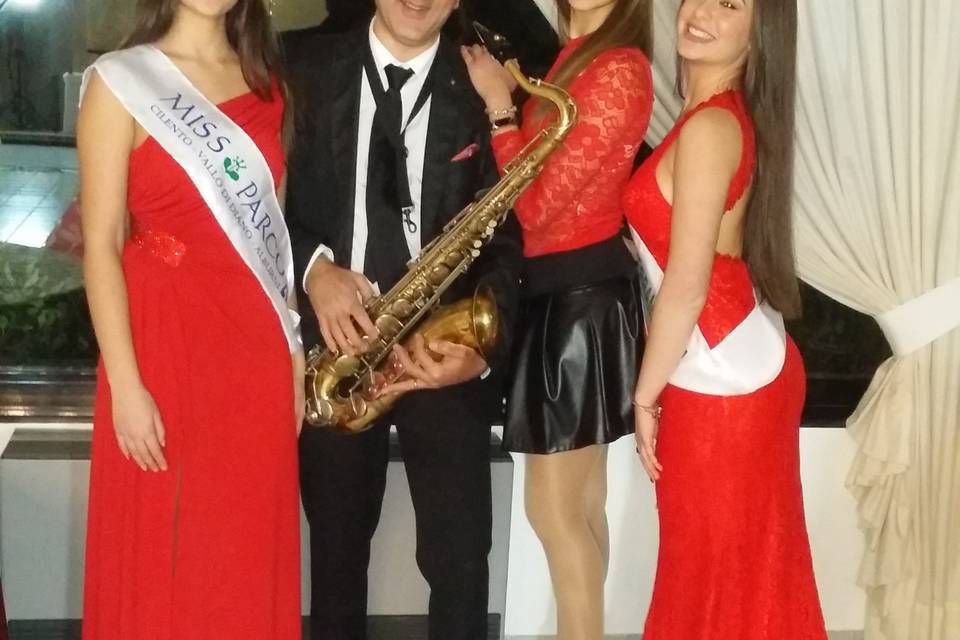 Con le Miss Parco del Cilento