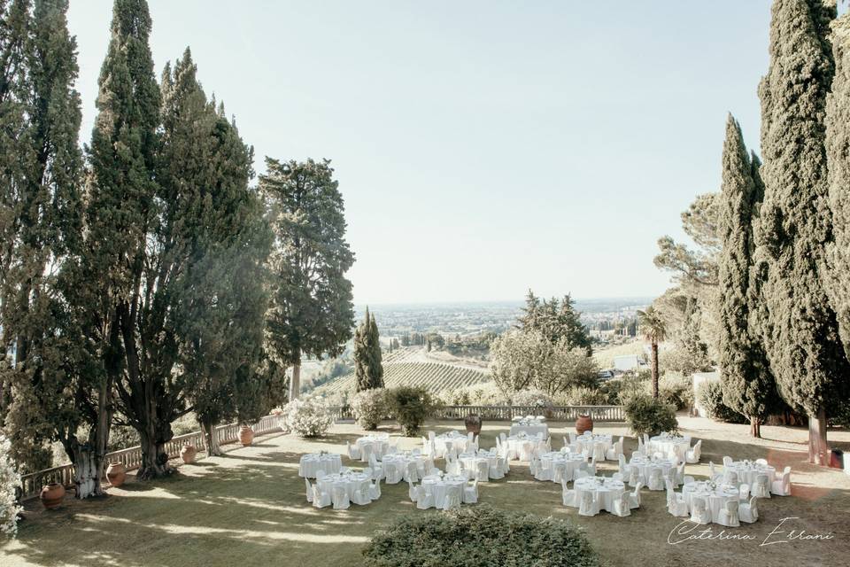 Panorama dal terrazzo