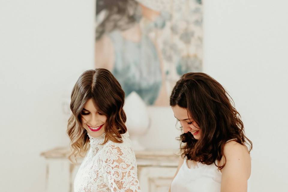 Preparazione sposa