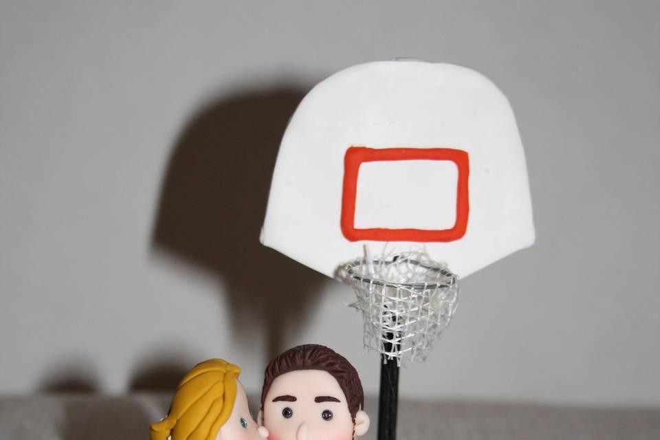 Cake topper sportivo