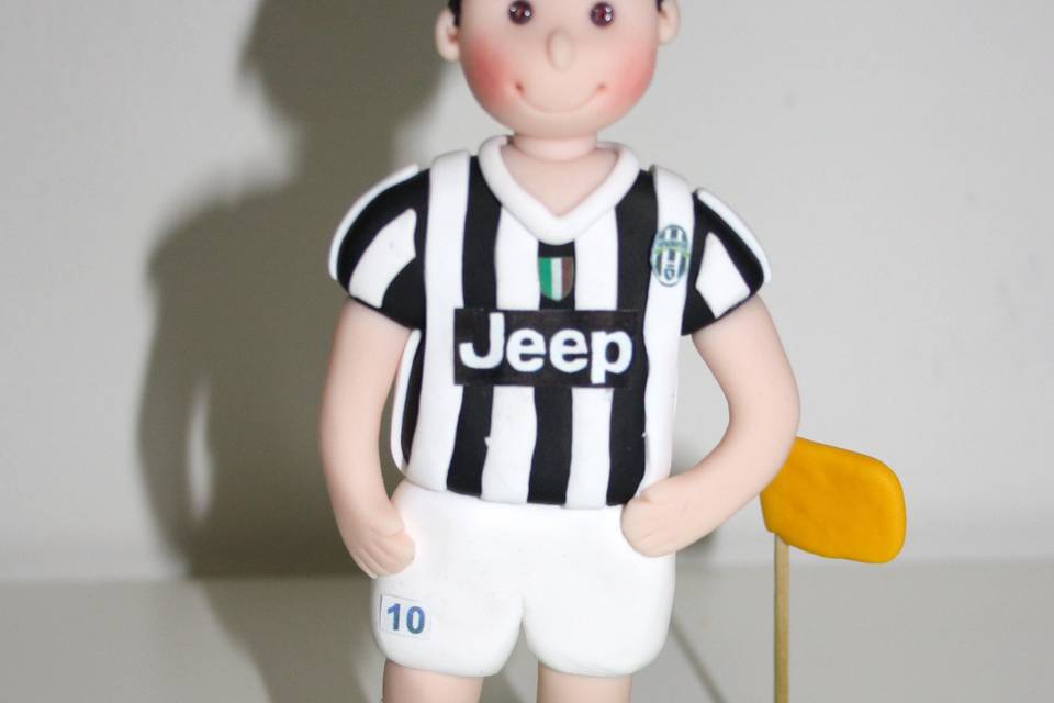 Cake topper juventus bimbo