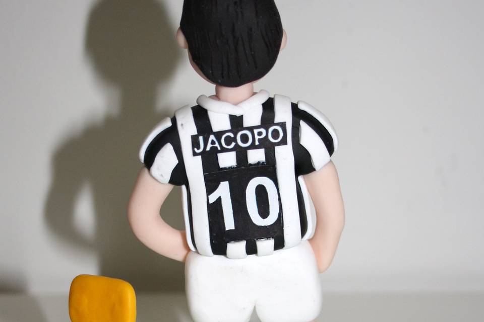 Cake topper juventus bimbo