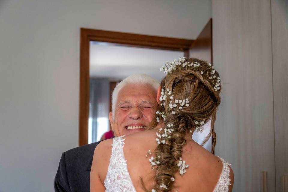 Sposa e papà