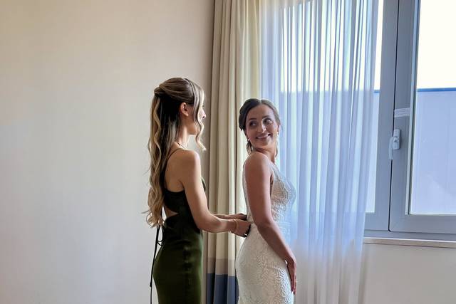 Preparazione sposa