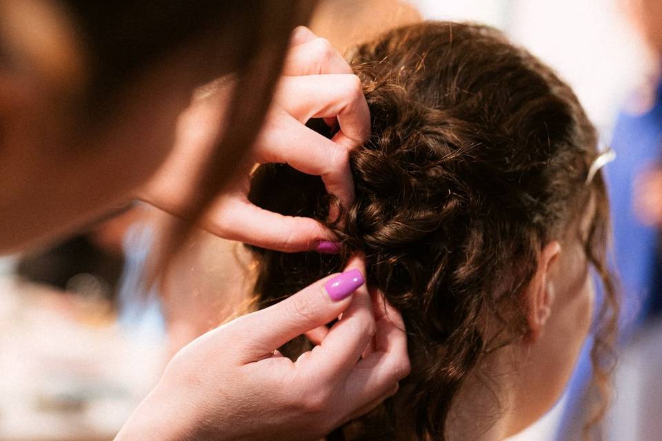 Preparazione sposa