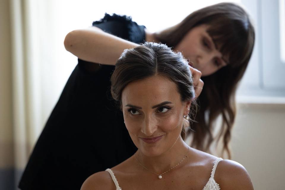Preparazione sposa