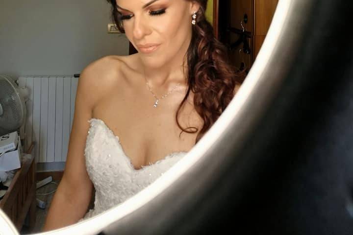 Bride make-up