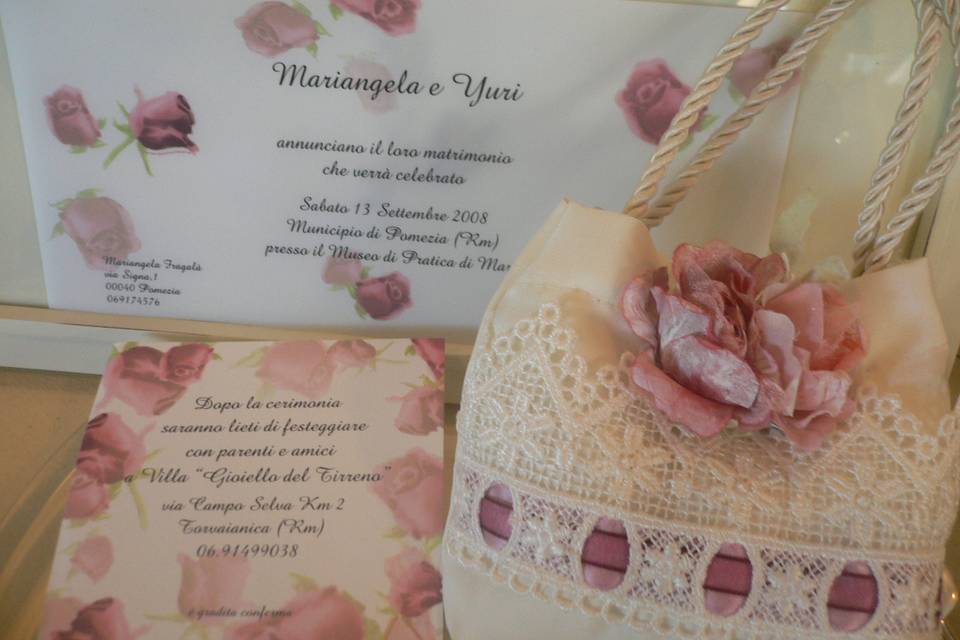 Coordinato matrimonio rosa