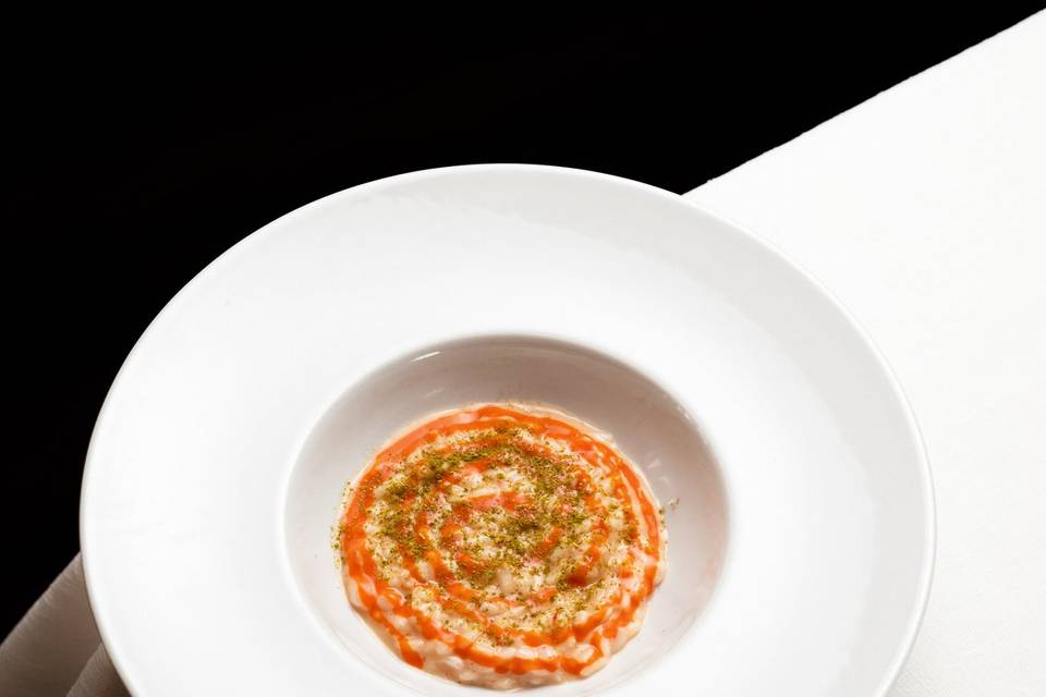 Gamberi rossi, limone sfusato