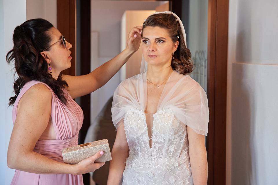 Preparazione sposa