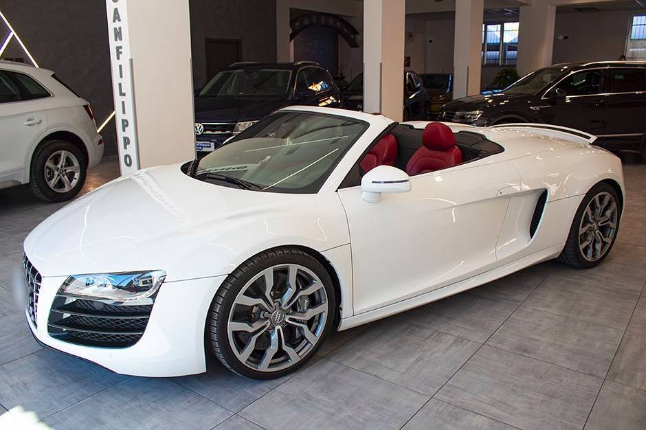 Audi r8 v10 cabrio profilo