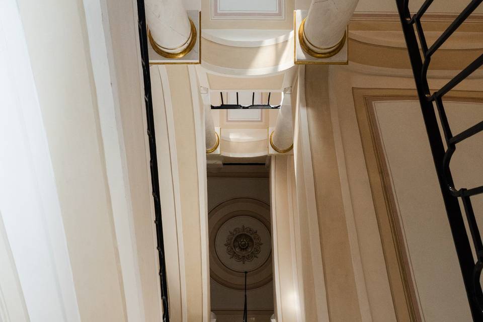 Visione scala interna basso
