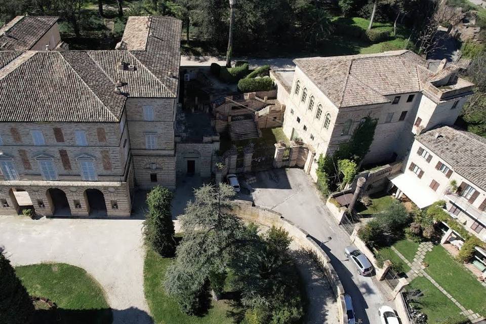 Vista dall'alto frontale