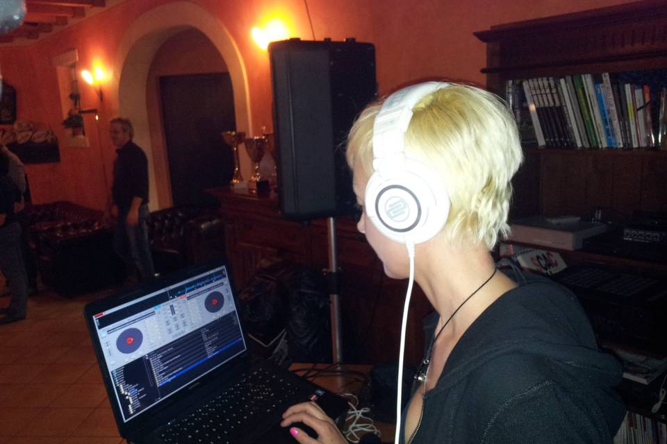 Dj set in azione