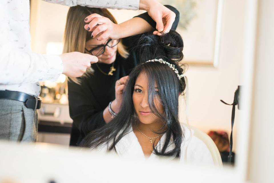 Preparazione sposa