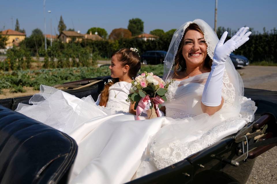 Auto-matrionio-sposa