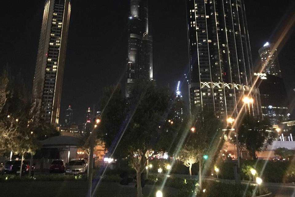 Burji Khalifa by night - Dubai