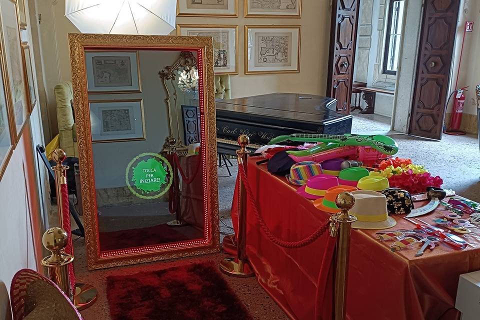 Specchio in villa