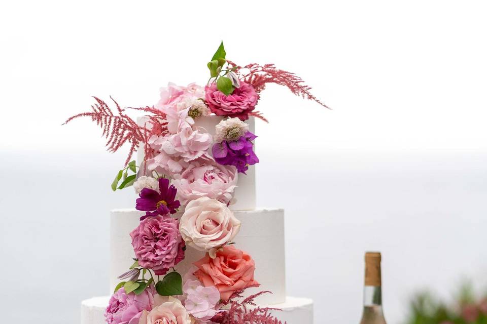 La torta in fiore