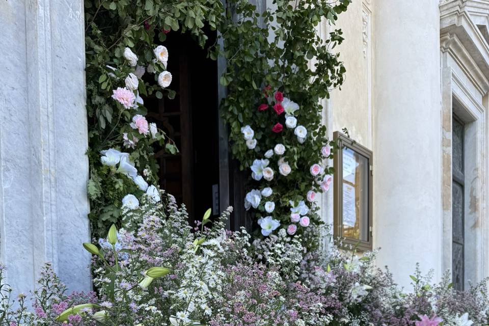 Fiori sui gradini