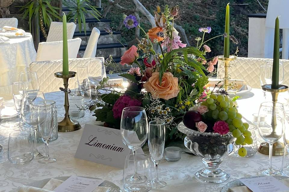 Il tavolo Limonium