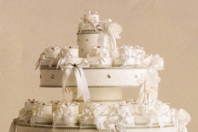 Struttura torta con sacchetti