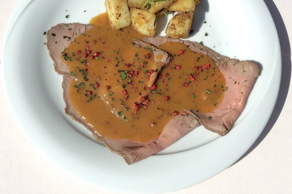 Roast Beef al Pepe Rosa