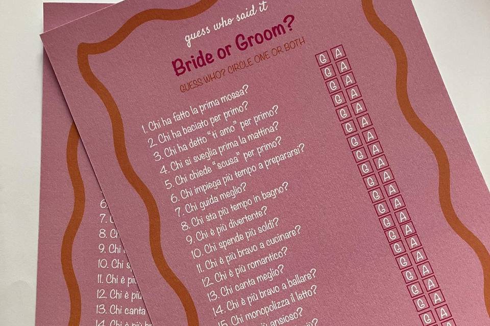 Grafica addio al nubilato