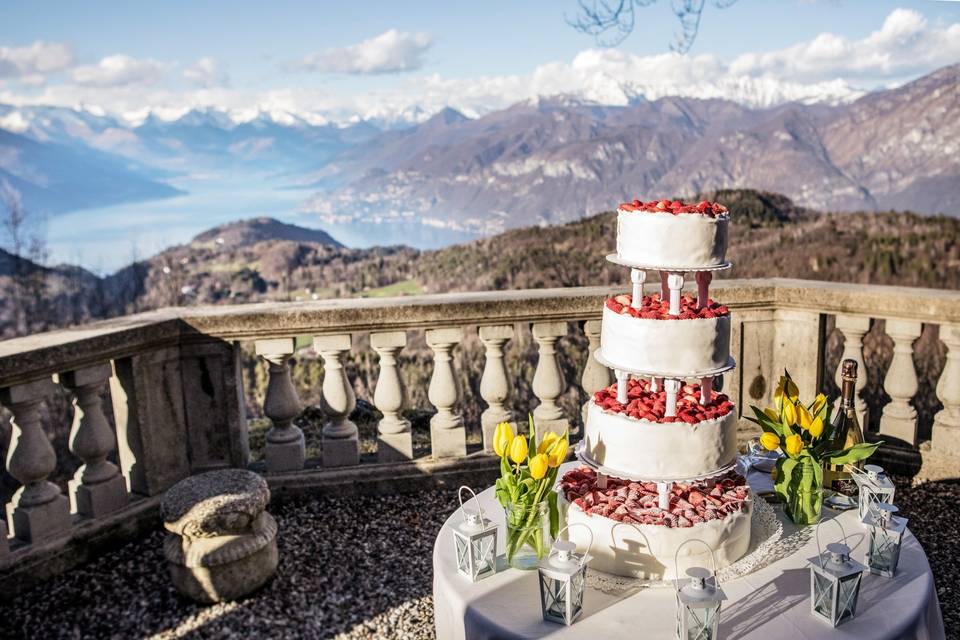 Torta con vista