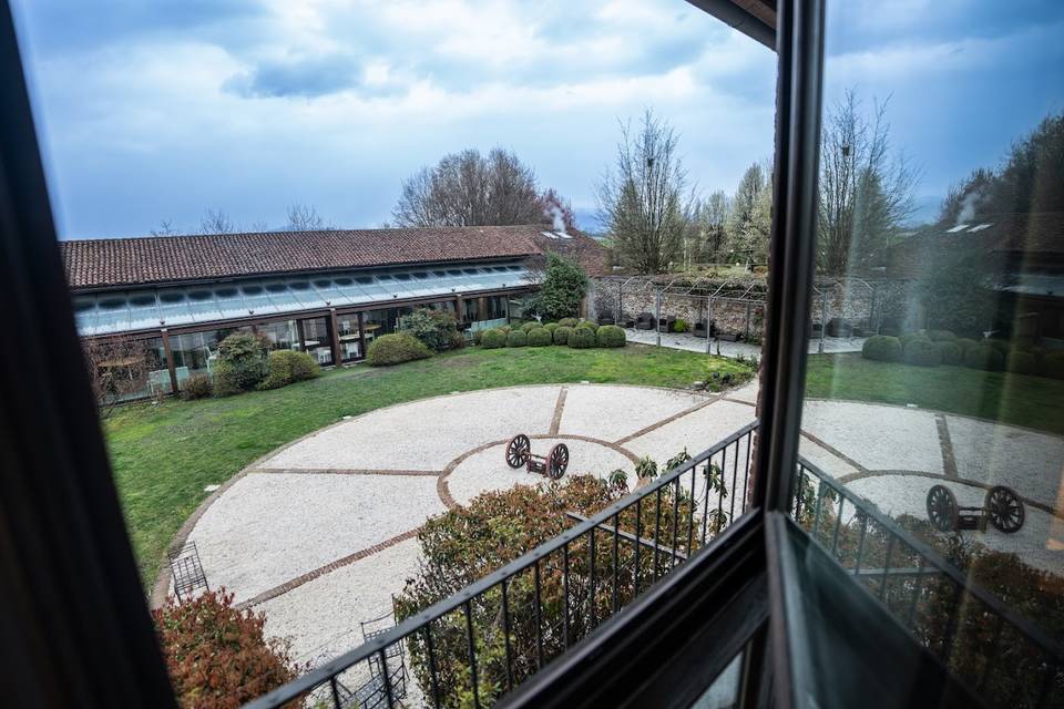 Vista Cascinetta dalle camere