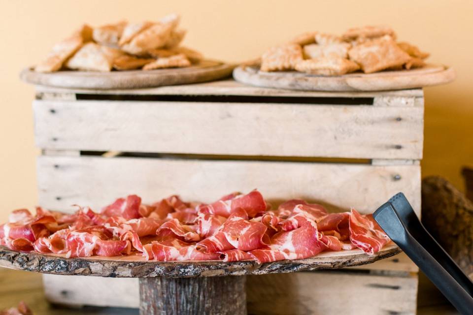 Gnocco fritto e salumi